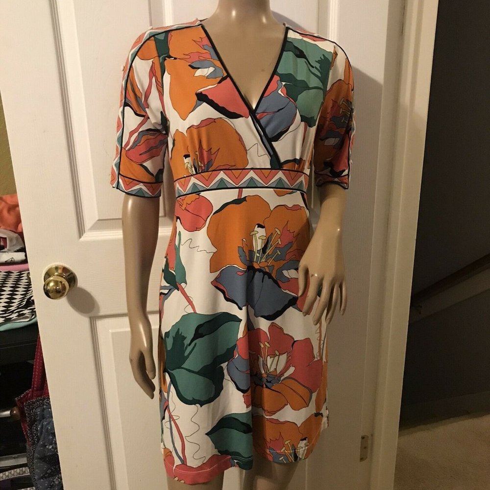 BCBG Maxazria Dress XS Geometric Print